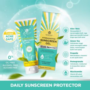 sunscreen gel untuk kulit berminyak