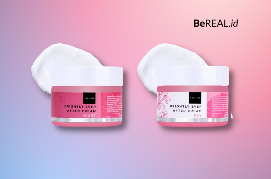 BEREAL.ID 8 Manfaat Cream Scarlett Whitening Brightly Ever After Day Night