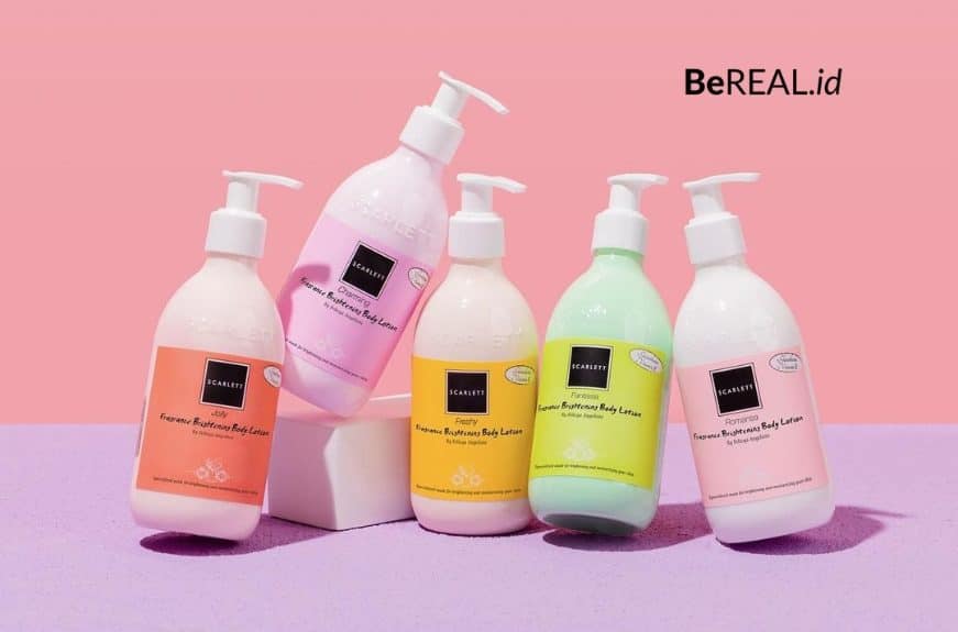 BEREAL.ID 5 Varian Body Lotion Scarlett untuk Kulit Kering dan Memutihkan